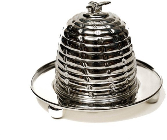 Емкость для меда PI153/S, 15 см, никель, silver plated, ROOMERS TABLEWARE