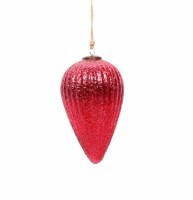 Новогодняя игрушка ND-75C, стекло, Red, ROOMERS FURNITURE