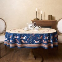 Скатерть овальная &quot;passage&quot;140х180см ,бежевый, 100% хлопок,твил, пропитка Lefard (850-758-4)