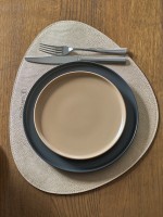 Набор из 4-х двухсторонних сервировочных салфеток drop, 33х41 см, коричневый/карамельный (79236)