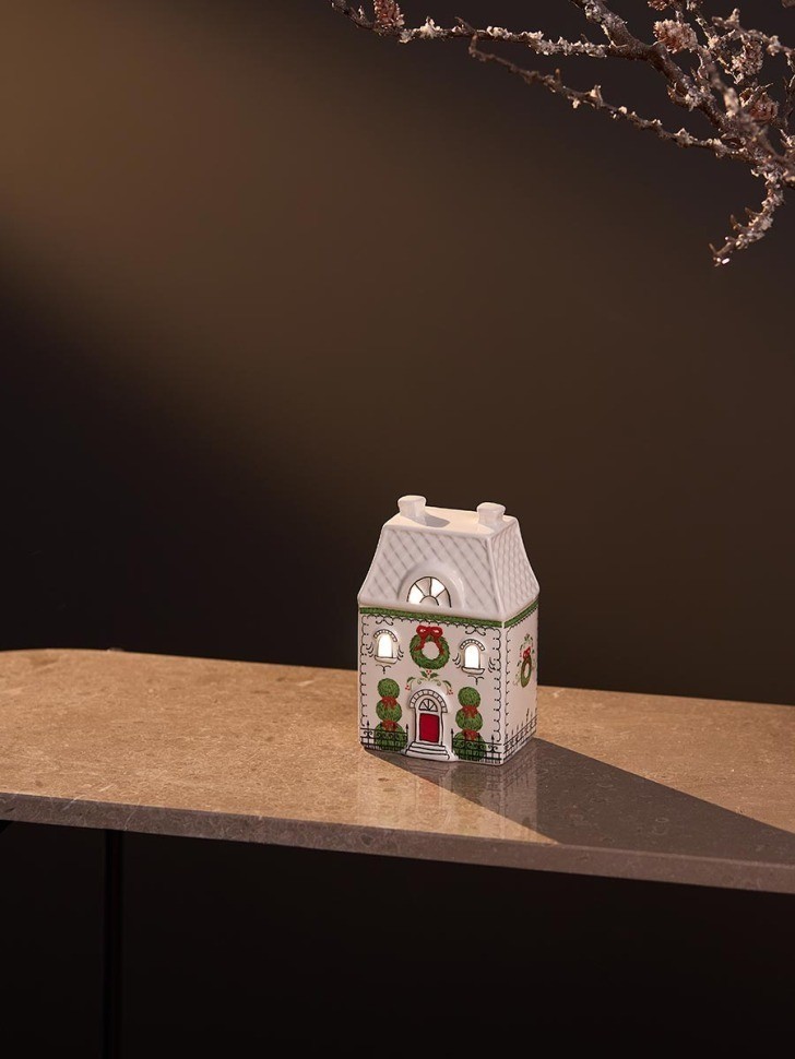 Домик с подсветкой olgod из коллекции new year essential, 16 см (79419)