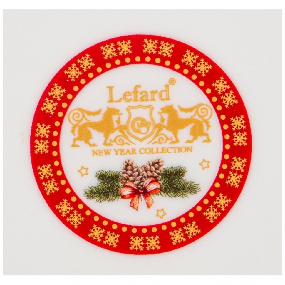 Тарелка обеденная lefard "елка" 27 см (85-1606)