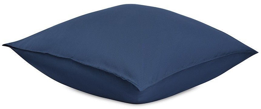 Набор наволочек из премиального сатина темно-синего цвета из коллекции essential, 70х70 см (77141)