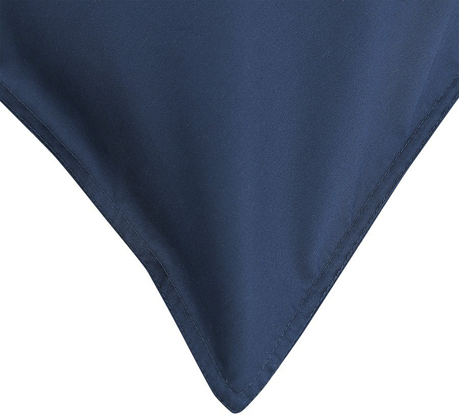 Набор наволочек из премиального сатина темно-синего цвета из коллекции essential, 70х70 см (77141)