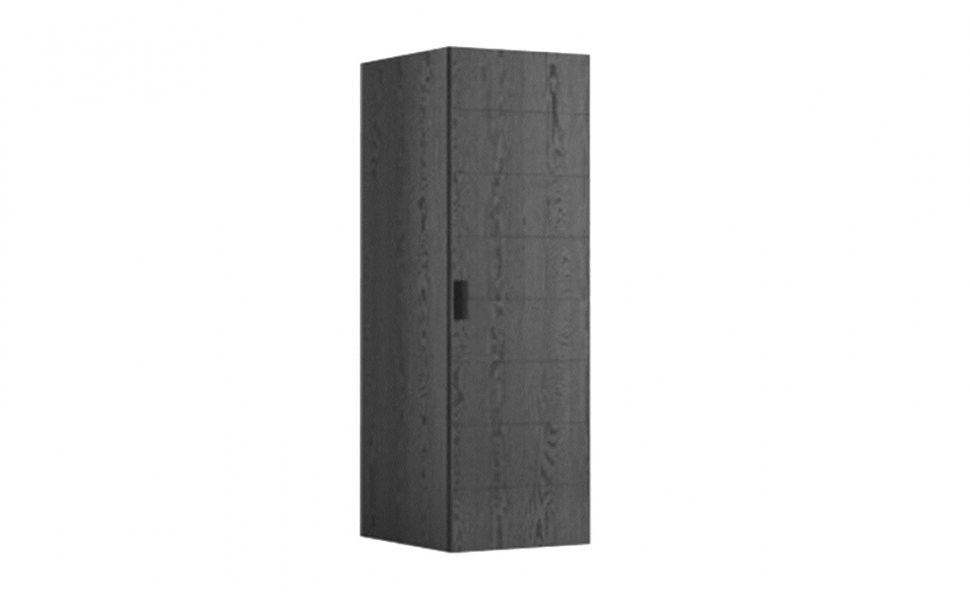Шкаф однодверный с полками цвет черный, дверцы глухие (TT-00010420)