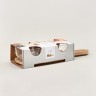 Менажница 2-х секционная на деревянной подставке 350 мл Lefard (172-166)
