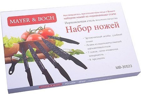 Набор ножей 6 пр нерж сталь Mayer&Boch (30523)