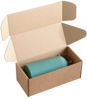 Свеча декоративная бирюзового цвета из коллекции edge, 16,5см (73750)