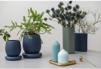 Свеча декоративная бирюзового цвета из коллекции edge, 16,5см (73750)