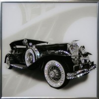 Картина Ретро авто с кристаллами Swarovski (1595)