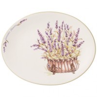 Блюдо овальное &quot;душа прованса&quot; 31,5*25,5 см. высота=3 см. Agness (358-2038)