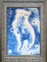 Картина Звездная овечка с кристаллами Swarovski (1550)