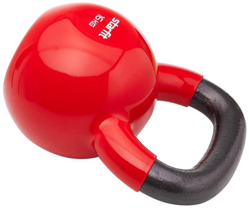 Гиря виниловая STARFIT DB-401, 16 кг, красный (2103604)
