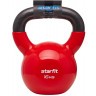 Гиря виниловая STARFIT DB-401, 16 кг, красный (2103604)