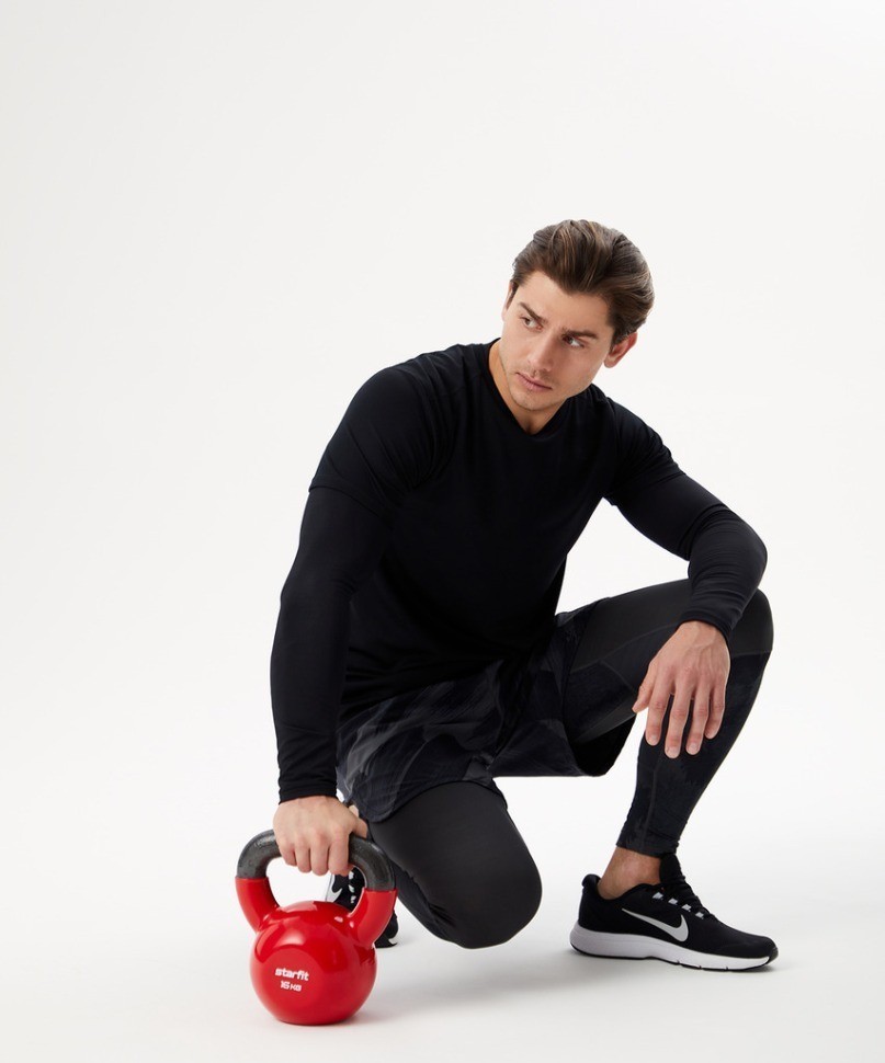 Гиря виниловая STARFIT DB-401, 16 кг, красный (2103604)