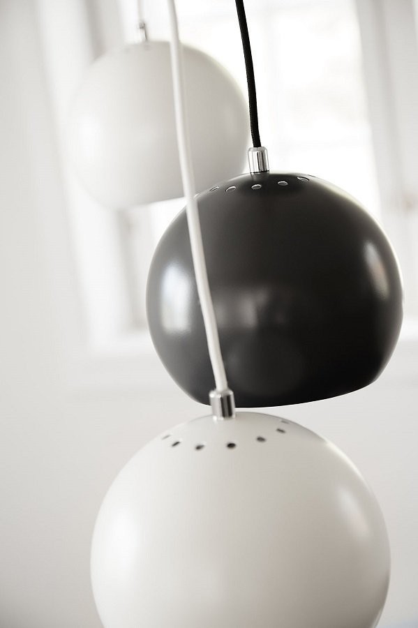Лампа подвесная ball, 16хD18 см, белая глянцевая (67939)