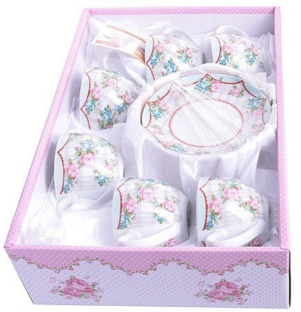 Чайный сервиз на 6 персон фарфор 12 предметов 220 мл LORAINE (25925)