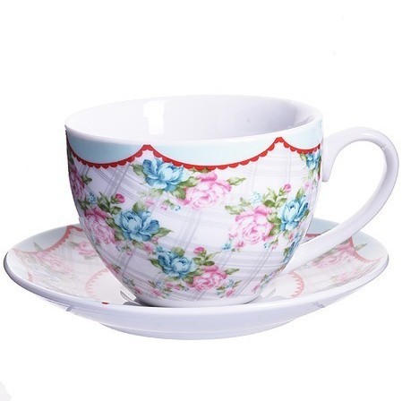 Чайный сервиз на 6 персон фарфор 12 предметов 220 мл LORAINE (25925)