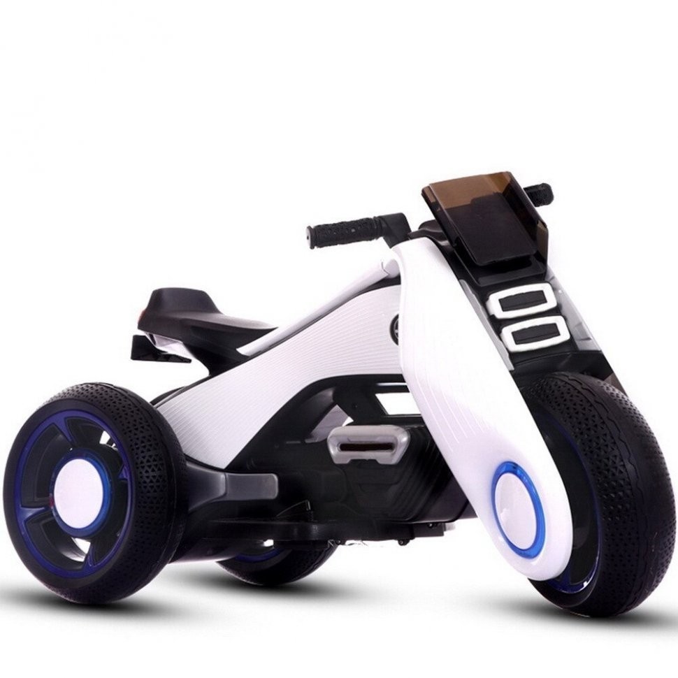 Детский электромотоцикл BMW Vision Next 100 Mini (трицикл) (BQD-6199-WHITE)