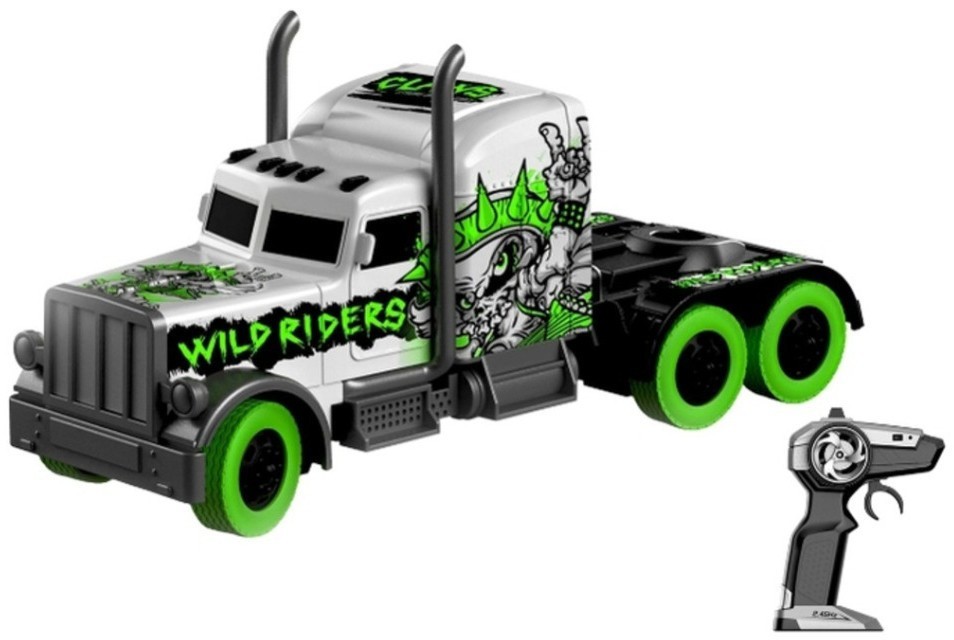 Радиоуправляемый грузовик - тягач WILD RIDERS (2WD, акб, 1:16) (GM1930-GREEN)