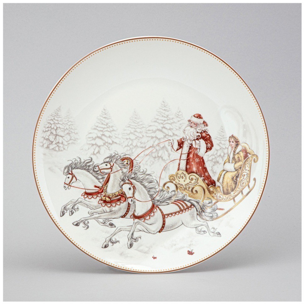 Тарелка закусочная lefard "морозко" 20,5 см  (85-2036)