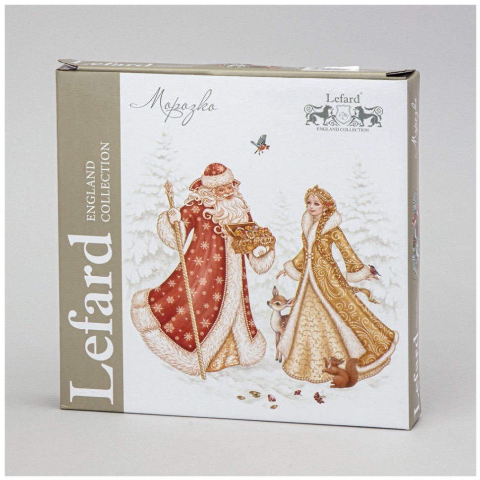 Тарелка закусочная lefard "морозко" 20,5 см  (85-2036)