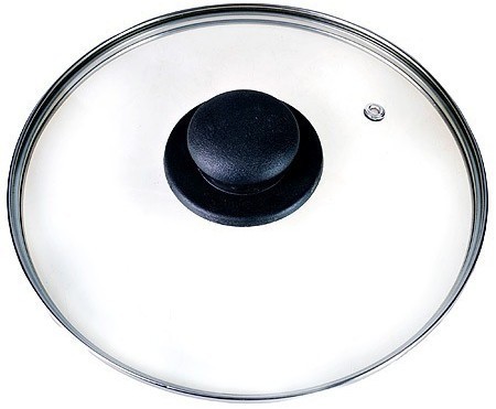 Крышка 32см чер/ручка мет/ободок РОССИЯ (7032)