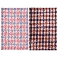 Набор полотенец из 2-х шт  &quot;романтика&quot;, 100% хлопок, бежевый+розовый,50х30см SANTALINO (850-460-6)