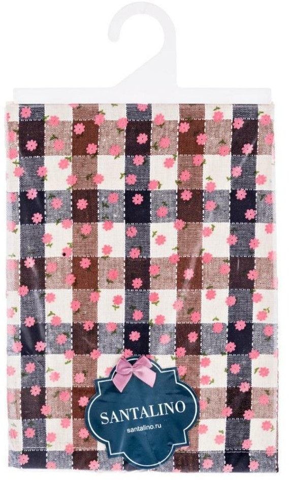 Набор полотенец из 2-х шт  "романтика", 100% хлопок, бежевый+розовый,50х30см SANTALINO (850-460-6)