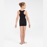 Купальник гимнастический Eva, без рукавов, полиамид, черный, детский (784054)