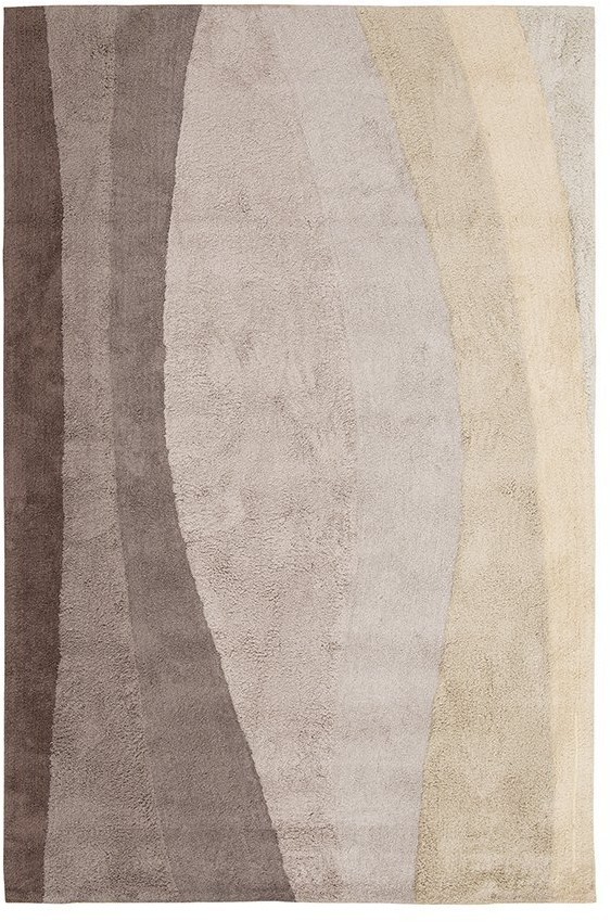 Ковер из хлопка с рисунком rice plantation из коллекции terra, 160х230 см (74496)