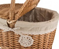 Корзина для пикника  с ручкой 40*31*23/41 см Lefard (119-242)