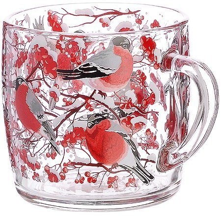 Кружка для чая 300мл "Зимние забавы"(х12) " (2134-Д)