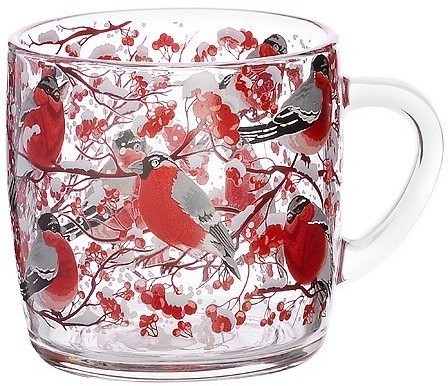 Кружка для чая 300мл "Зимние забавы"(х12) " (2134-Д)