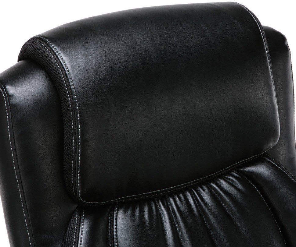 Кресло руководителя Brabix Premium Status HD-003 до 250 кг кожа черное 531821 (71821)