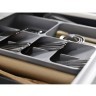Органайзер для столовых приборов раздвижной drawerstore, серый (71207)