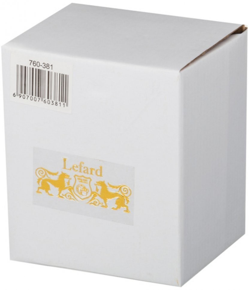 Кружка заварочная lefard с крышкой и ситом 350 мл (760-381)