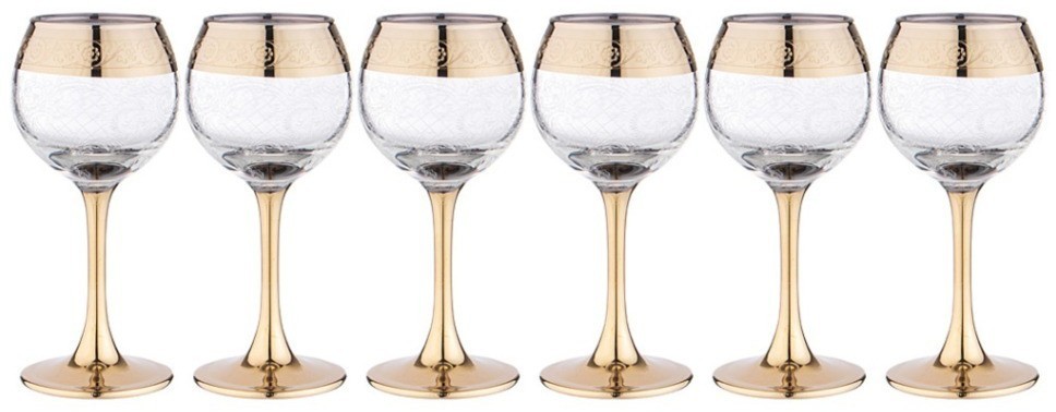 Набор из 6-ти рюмок "ренессанс", 65 мл 6*6*12,4см Lefard (194-931)