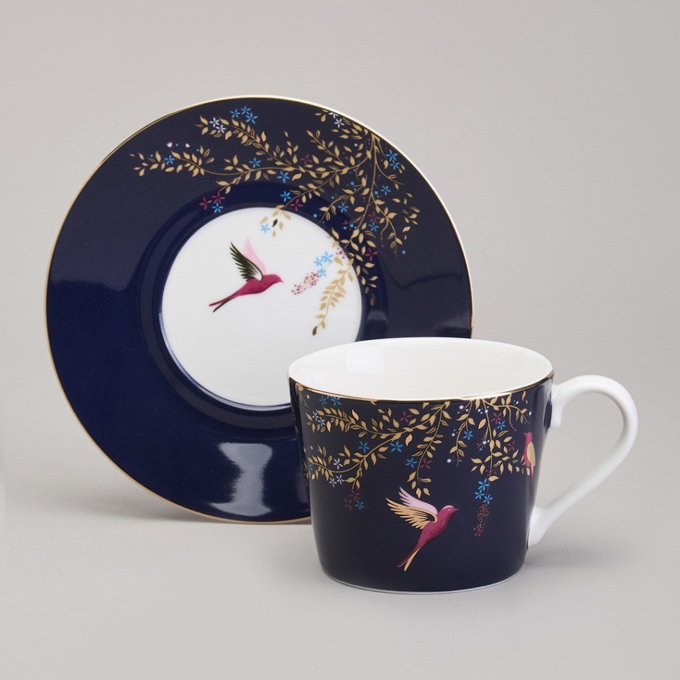 Чайная пара  lefard "golden birds" 220 мл (419-127)