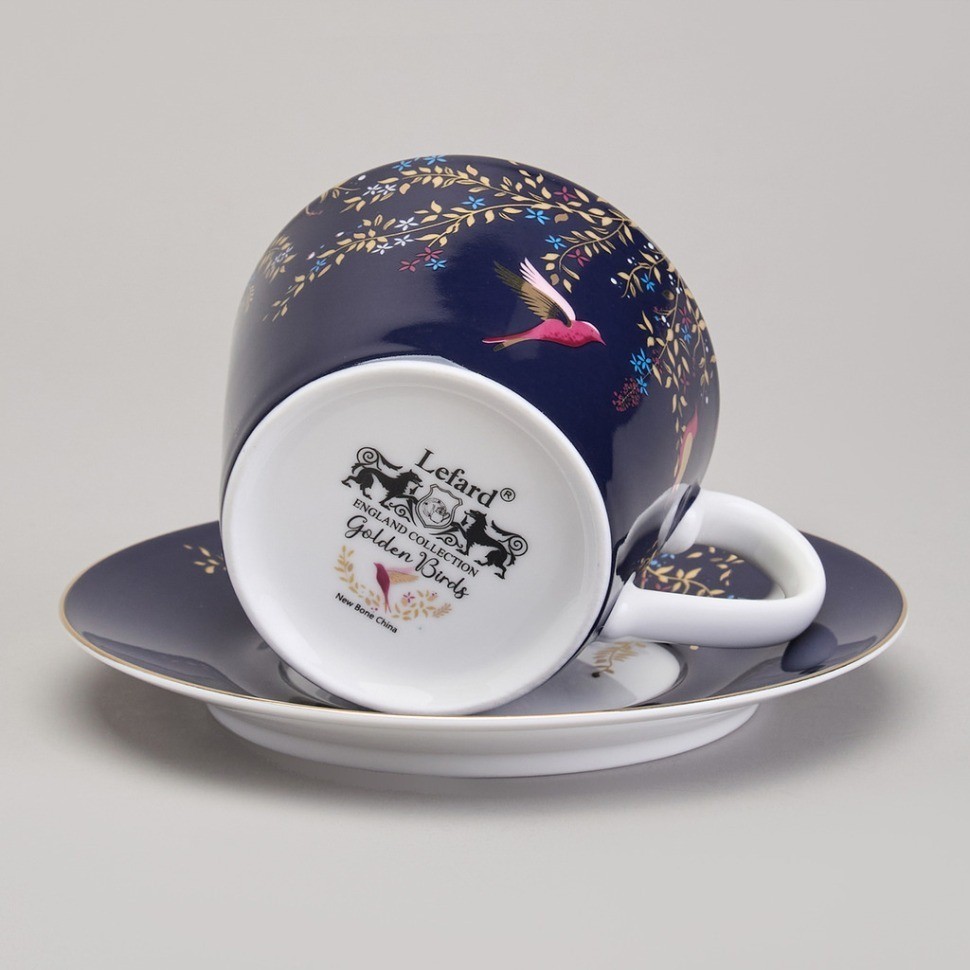Чайная пара  lefard "golden birds" 220 мл (419-127)