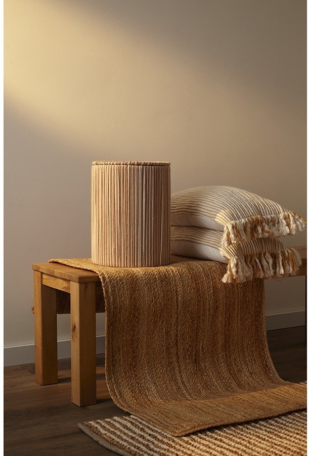 Корзина плетеная dholak beige из коллекции ethnic, размер s (77212)