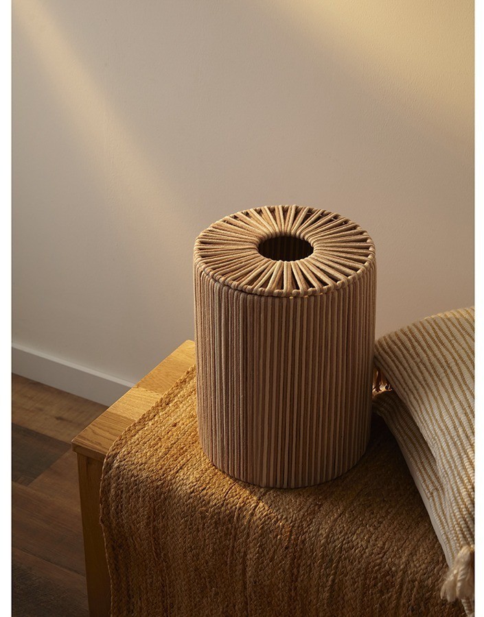 Корзина плетеная dholak beige из коллекции ethnic, размер s (77212)