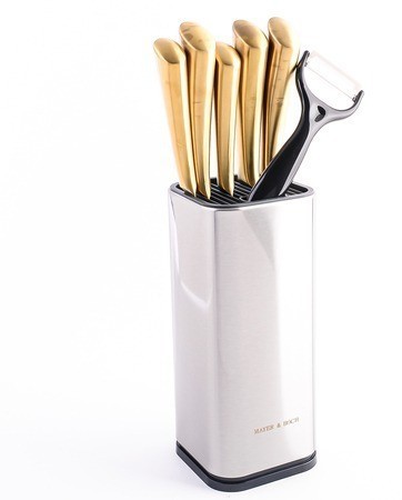 Набор кухонных ножей 5 шт с подставкой MAYER BOCH (40613)