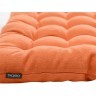 Подушка на стул из хлопка оранжевого цвета russian north, 40х40х4 см (63329)