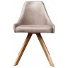 Стул BlossomChair, дерево, кожа, Brown, ROOMERS FURNITURE