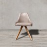Стул BlossomChair, дерево, кожа, Brown, ROOMERS FURNITURE
