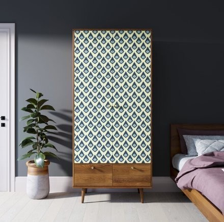 Шкаф двухстворчатый Berber принт 13 арт BB16/Print_13-ET