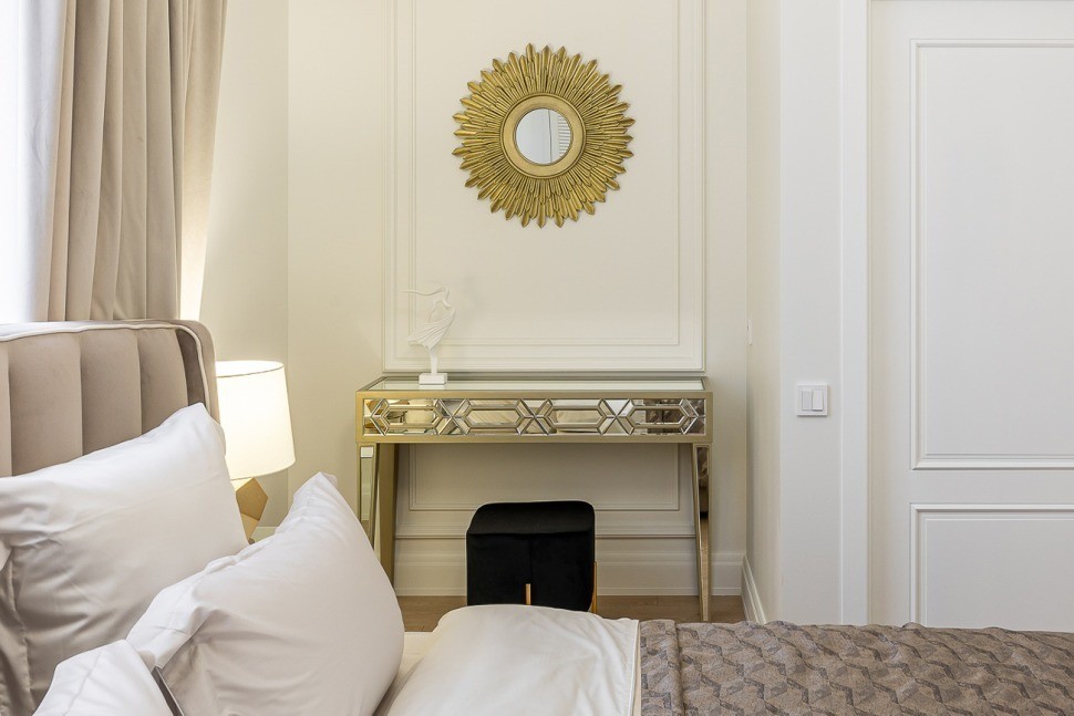 Зеркало декоративное "Солнце" цвет золото d70см (TT-00005612)