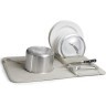 Коврик для сушки посуды udry, 46х61 см, светло-серый (69935)