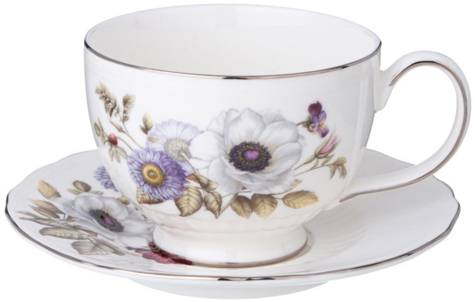 Чайный набор lefard "bouquet" на 6 пер. 12 пр. 280 мл (590-639)